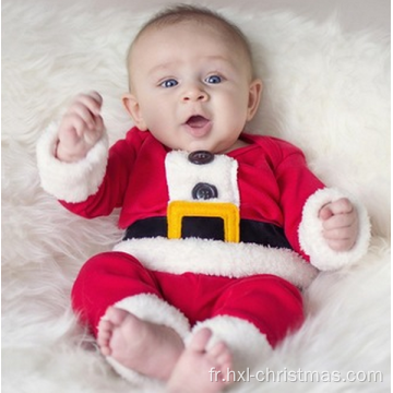 Beaux vêtements de Noël de filles de bébé d&#39;enfants de XMAS